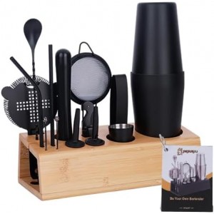 Cocktail Shaker Set Bartender Kit with B...
