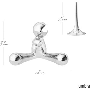 Umbra Rodeo Buddy Bottle Opener with Stand, Chrome