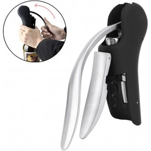 Corkscrew, Wine Bottle Opener Wine Opener, Wine Bottle Opener Made of Zinc Alloy Handle, Multifunctional Wing Corkscrew
