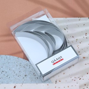 Crescent Moon Cookie Cutter Set - 5 inch, 4 inch, 3 inch, 2 inch - 4 Piece New Moon Cookie Cutters Shapes Molds - Stainless Steel