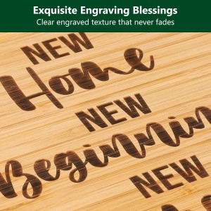 House Warming Gifts New Home 2026, Engraved Cutting Board New Home Gift Ideas, Housewarming Gifts for Women Men Couple New Homeowner Closing New Apartment Essentials