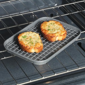 Oster Greystone Premium 4-Piece Carbon Steel Toaster Oven Bakerware Set – PFOA Free Non-Stick Bakeware for Easy Cooking