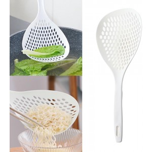 2 Pack Skimmer Slotted Spoon Heat Resistant 13 Inch Spider Strainer Spaghetti Server Spider Scoop Ladle Cooking Colander for Skimming Draining Veggie Vegetable Noodles Fruits