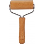 Small Rolling Pin, Pizza Dough Roller, Non Stick Wood Pastry Roller, Kitchen Wooden Rolling Pins for Baking Cooking Cookie Bread Tortilla Dumpling Fondant Clay (Style 2)