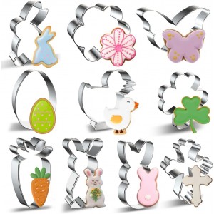 Easter Cookie Cutter Set - 10 pieces - E...
