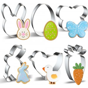 Easter Cookie Cutters Large Set of 6 - E...