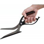 Premium Pizza Scissors Cutter with Non-Stick Stainless Steel Blades – Mess-Free Pizza Cutter & Server with Ergonomic Grip