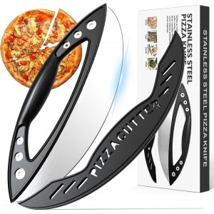 AILUROPODA 12-Inch Pizza Rocker Blade Cu...