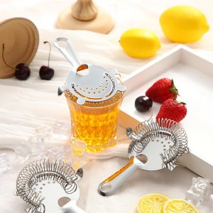 27 Pack Cocktail Strainer 4 Prong Stainless Steel Bar Bartender Strainer 6 Inches Silver Bar Drink Tool for Bartenders and Mixologists