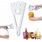 Multifunctional Can Opener Jar Opener, 8-in-1 Bottle Opener for Beer/Can/Glass/Spice/Shower Gel/Oil Bottle, Magnetic Jar Openers for Seniors, Arthritis & Weak Hands, Kitchen and Dining Essential