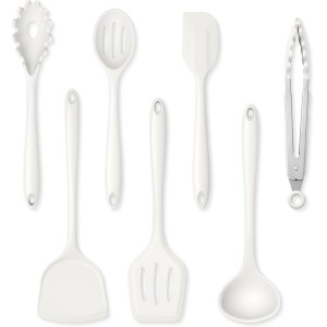 Herogo Silicone Cooking Utensils Set, 7-...