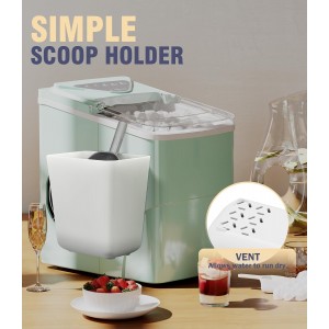 Ice Scoop Holder for Ice Machine& Freezer, Large Magnetic Scoop Holder Fits Countertop Ice Makers, Ice Cream Scoops, Kitchen Food Scoops, L 5.5'' x W 3.54'' x H 5.9''