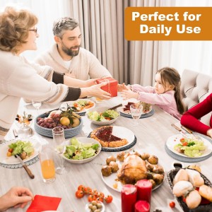 TIAMECH 9 Inch Trivets for Hot Dishes, Hot Pots and Pans - Set 5 Pcs Heat Resistant Large Thicken Trivets & Hot Pads for Countertops with Storage Basket