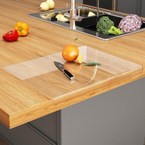 Acrylic Cutting Board with Counter Lip, ...
