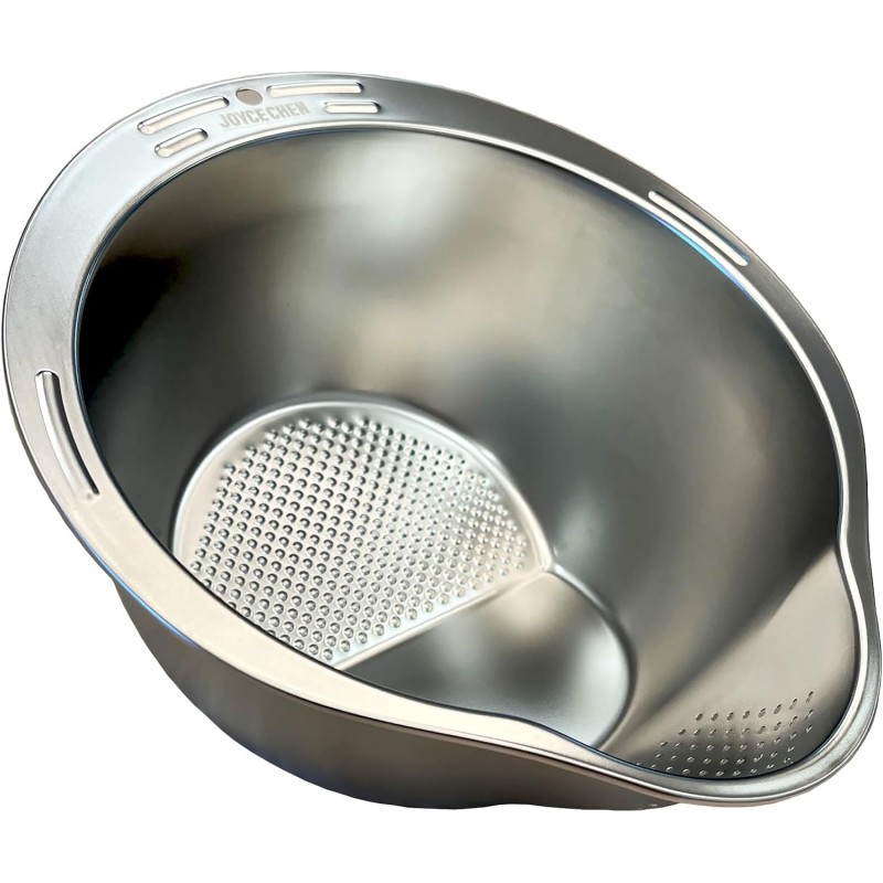 Joyce Chen Stainless Steel Rice Strainer Bowl Rice Washer Colander