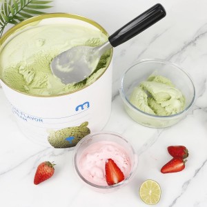 KAYCROWN Stainless Steel Ice Cream Spade with Non-Slip Handle, Heavy Duty Ice Cream Spade Scoop for Hard or Creamy Ice Cream, Durable Bend Proof Flat Ice Cream Paddle, Easy Scooping & Dishwasher Safe