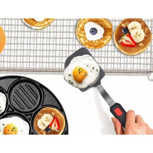 Mixed 5 Piece Silicone Spatula Set, 600F Heat-Resistant No-Melt Rubber Spatula Handle and Blade - Kitchen Cooking Utensils for Nonstick Cookware, Spatula Turner for Egg,Pancake,Burger- Dishwasher Safe