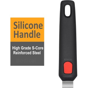 Mixed 5 Piece Silicone Spatula Set, 600F Heat-Resistant No-Melt Rubber Spatula Handle and Blade - Kitchen Cooking Utensils for Nonstick Cookware, Spatula Turner for Egg,Pancake,Burger- Dishwasher Safe