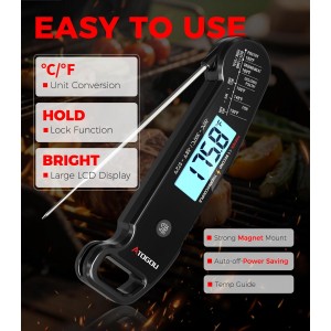 Atogou Meat Thermometer, Professional Food Thermometer,