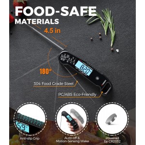 Atogou Meat Thermometer, Professional Food Thermometer,