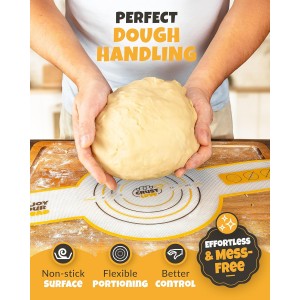 CRUSTLOVE 2 PCS Bread Sling Dutch Oven Silicone, Non-Stick Sourdough Sling & Baking Mat, Reusable & Easy to Clean – Heat Resistant to 480°F – Silicone Sourdough Sling for Artisan Bread Baking Supplies