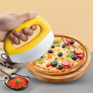 Pizza Cutter – Stainless Steel Pizza Slicer with Blade Cover, Sharp & Ergonomic Kitchen Tool for Slices – Classic Pizza Knife for Pizza Lovers & Home Chefs​​