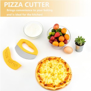 Pizza Cutter – Stainless Steel Pizza Slicer with Blade Cover, Sharp & Ergonomic Kitchen Tool for Slices – Classic Pizza Knife for Pizza Lovers & Home Chefs​​