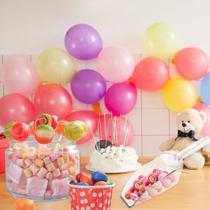 6 PCS Clear Plastic Ice Scoop(7.6 Inch) for Freezer Food Coffee Popcom Flour Dry Goods 5 Oz Simple Mini Ice Cube Shovel Scoopers Holder Laundry Freezer Bucket Bin Containers Maker Machine Kitchen Pick