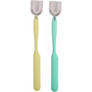 4 Pcs Silicone Jar Spatula Set - Long Handle Sourdough Scraper, Skinny Spatula for Jars, Bottles, and Containers, Non-Stick Heat Resistant Cake Cream Spatulas