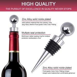 Wine Opener, Rabbit Corkscrew with Elegant Wooden Box, Premium 9-Piece Set, Includes Wine Stopper, Foil Cutter, Aerator, Quick and Easy Cork Extraction for Wine Lovers, Bronze