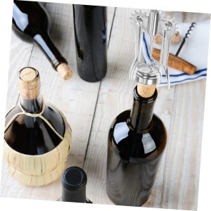 Two-in-one Wine Bottle Opener Set: Metal Wine Corkscrew Bottle Opener Easy to Use for Parties