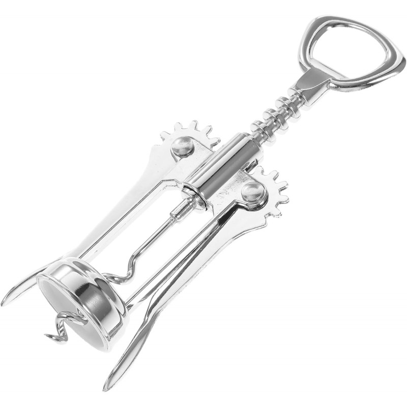 Two-in-one Wine Bottle Opener Set: Metal Wine Corkscrew Bottle Opener Easy to Use for Parties
