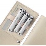 Heavy-Duty 4 PCS Nail Clippers Set with Case,Sharp High-Carbon Steel Blades for Hard Nails,Portable Grooming Tool for Men & Women,Great Christmas Gift,Stocking Stuffers Idea