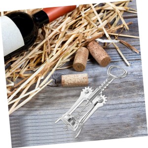 Mikinona Manual Wine Opener Wine Corkscrew Stainless Steel Material for Home Parties