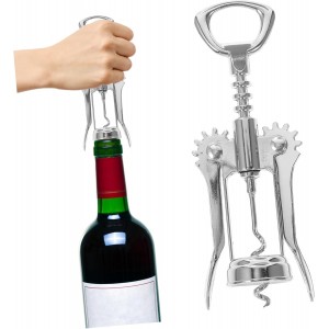 Mikinona Manual Wine Opener Wine Corkscrew Stainless Steel Material for Home Parties