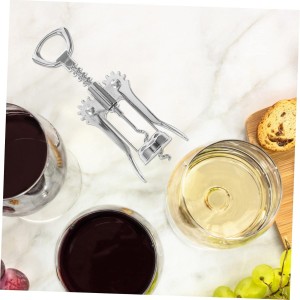 Mikinona Manual Wine Opener Wine Corkscrew Stainless Steel Material for Home Parties