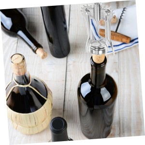STOBAZA Manual Wine Corkscrew Bottle Opener for Arthritic Hands Party Wine Opener Stainless Steel Winged Design