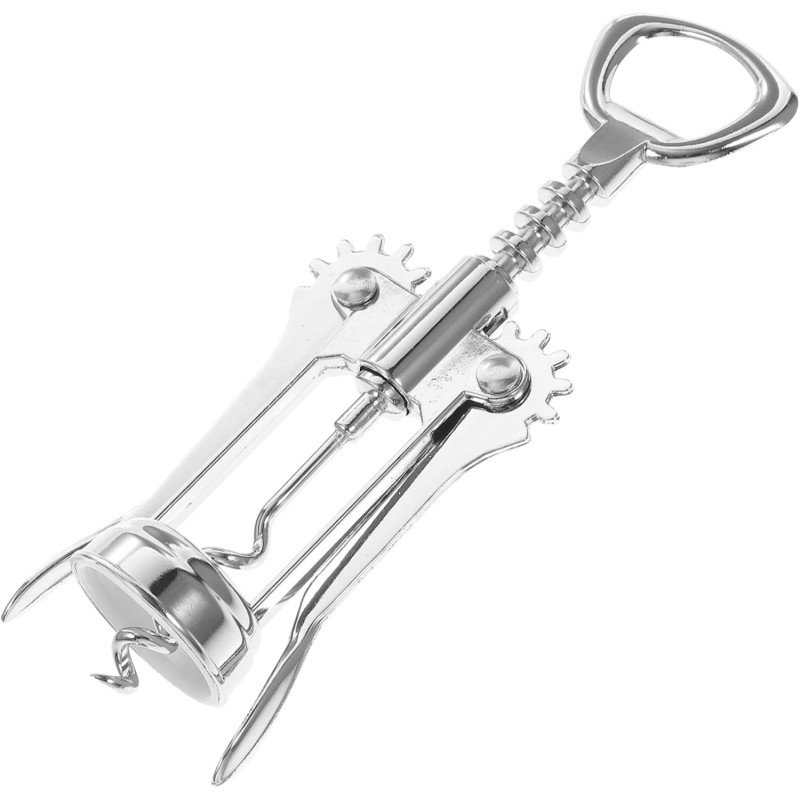 STOBAZA Manual Wine Corkscrew Bottle Opener for Arthritic Hands Party Wine Opener Stainless Steel Winged Design
