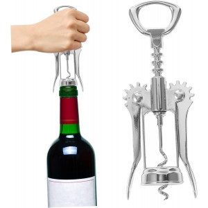 Manual Wine Opener Wing Stainless Steel Wine Corkscrew Home Party Accessory