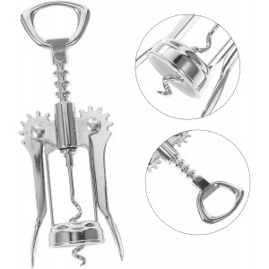 Manual Wine Opener Wing Stainless Steel Wine Corkscrew Home Party Accessory
