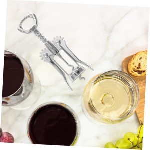 Manual Wine Opener Wing Stainless Steel Wine Corkscrew Home Party Accessory