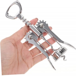 Manual Wine Opener Wing Stainless Steel Wine Corkscrew Home Party Accessory