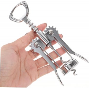 Winged Bottle Opener Stainless Steel Elegant Wine Opener for Celebrations