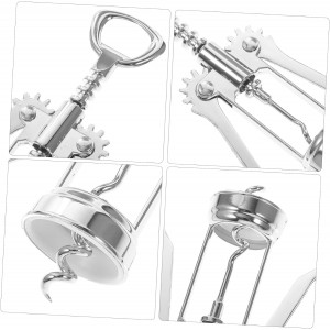 Winged Bottle Opener Stainless Steel Elegant Wine Opener for Celebrations