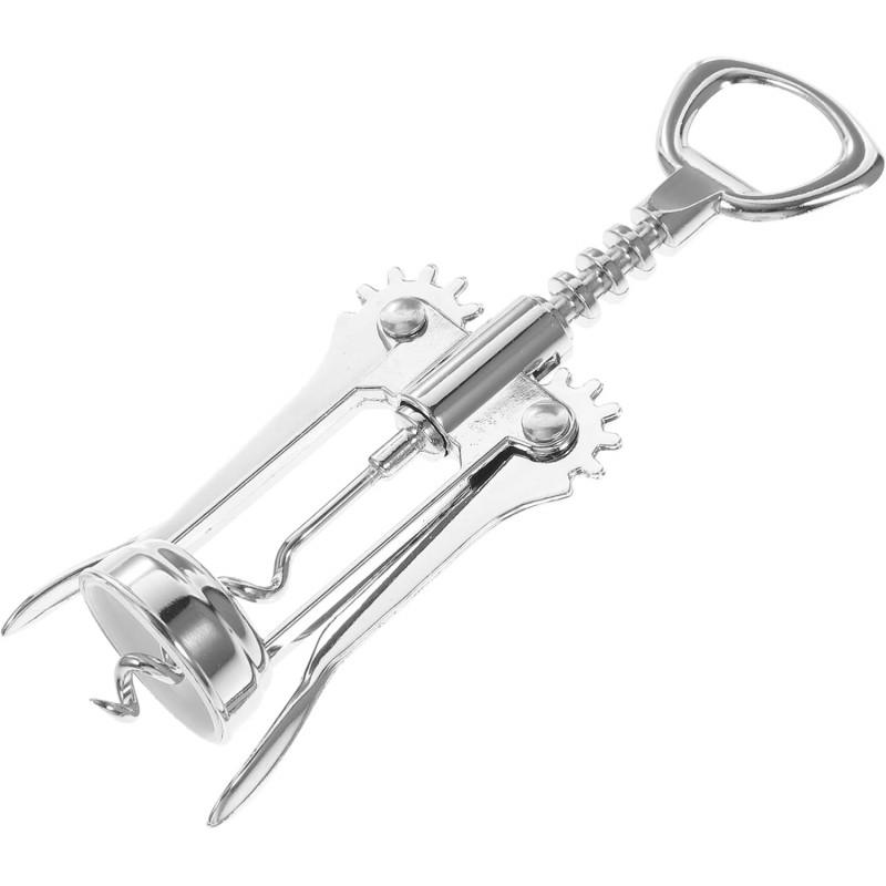 Winged Bottle Opener Stainless Steel Elegant Wine Opener for Celebrations