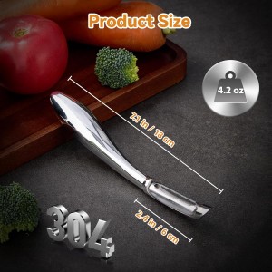 Straight Stainless Steel Vegetable & Fruit Peeler – Ultra-Sharp Blade, Comfortable Handle, Easy to Clean Kitchen Peeler
