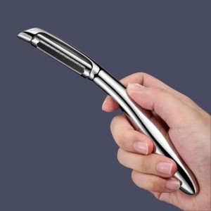 Straight Stainless Steel Vegetable & Fruit Peeler – Ultra-Sharp Blade, Comfortable Handle, Easy to Clean Kitchen Peeler