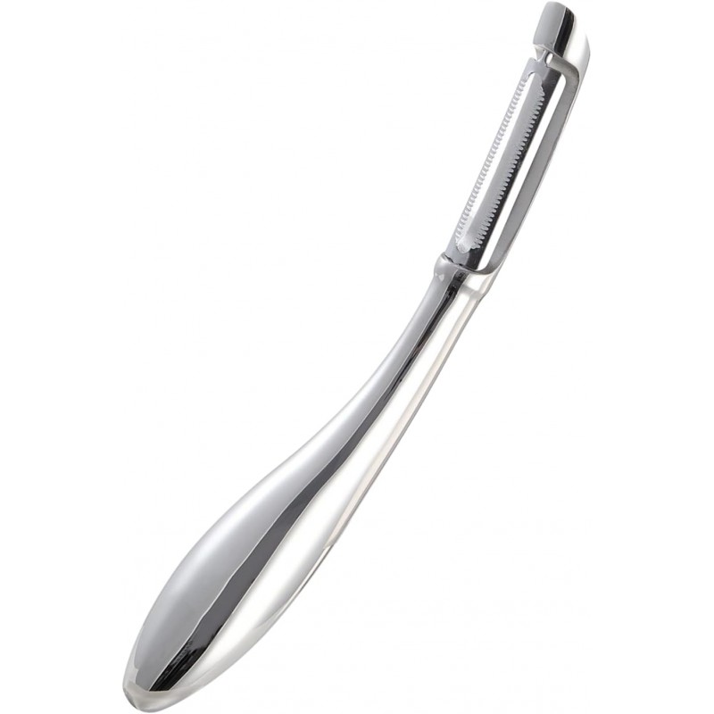Straight Stainless Steel Vegetable & Fruit Peeler – Ultra-Sharp Blade, Comfortable Handle, Easy to Clean Kitchen Peeler
