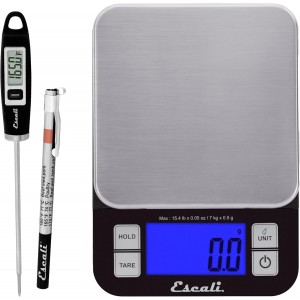 Escali Kitchen Scale and Thermometer Kit...