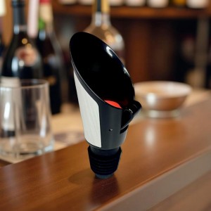 Reusable Wine Stopper Pourer - 2-in-1 Airtight Bottle Stopper with Leakproof Pour Spout - Wine Preserver for Red & White Wine - Bar Accessories Gift